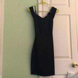 Windsor off the shoulder open back bodycon dress